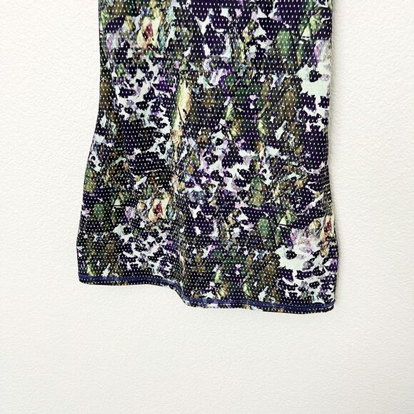 [Lululemon] Dancing Warrior Floral Sport Pistachio Workout Tank Built In Bra 4 - Picture 6 of 10